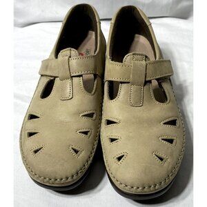 SAS Tripad Comfort Roamer Tan Leather Soft Step Shoes Women's 8 M